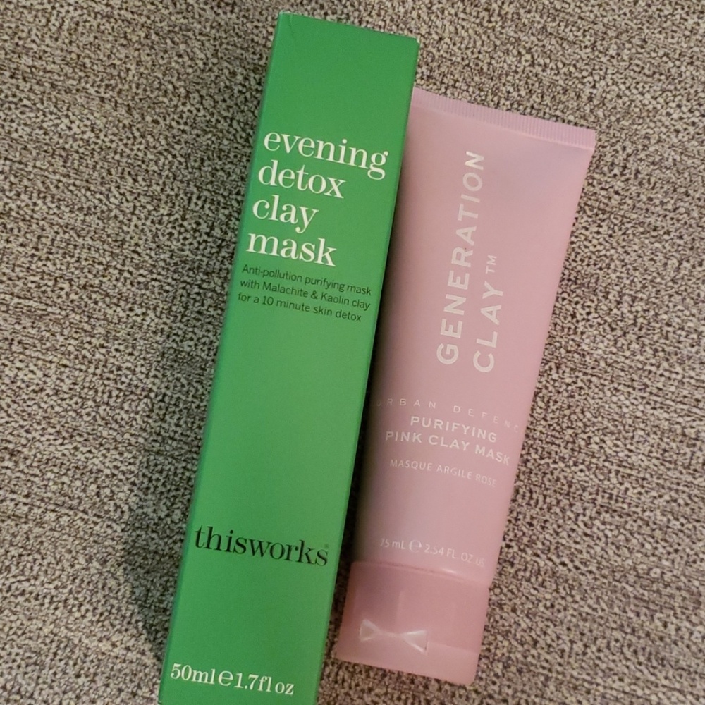 Detox clay masks